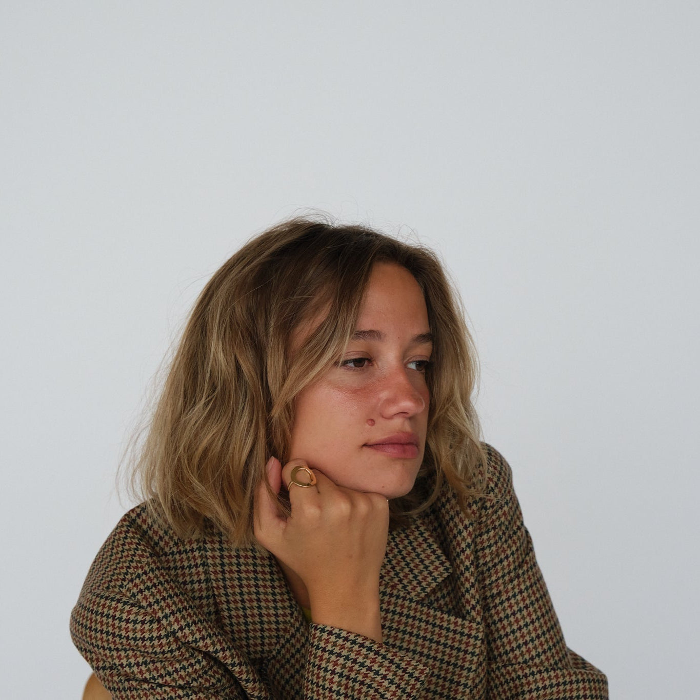 Stone Copenhagen Circle of Life Ring Gold