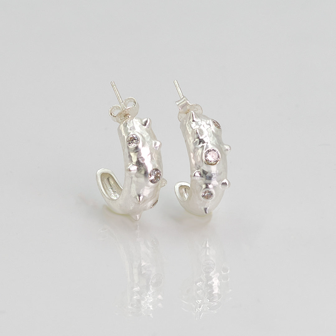Stone Copenhagen Gemini Earring Silver