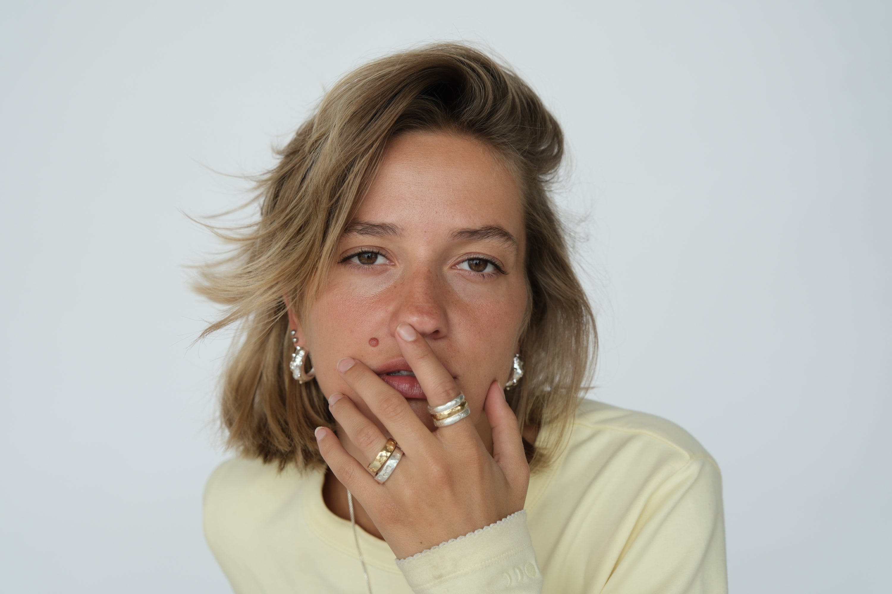 Stone Copenhagen Carpo Ring Silver + Gold