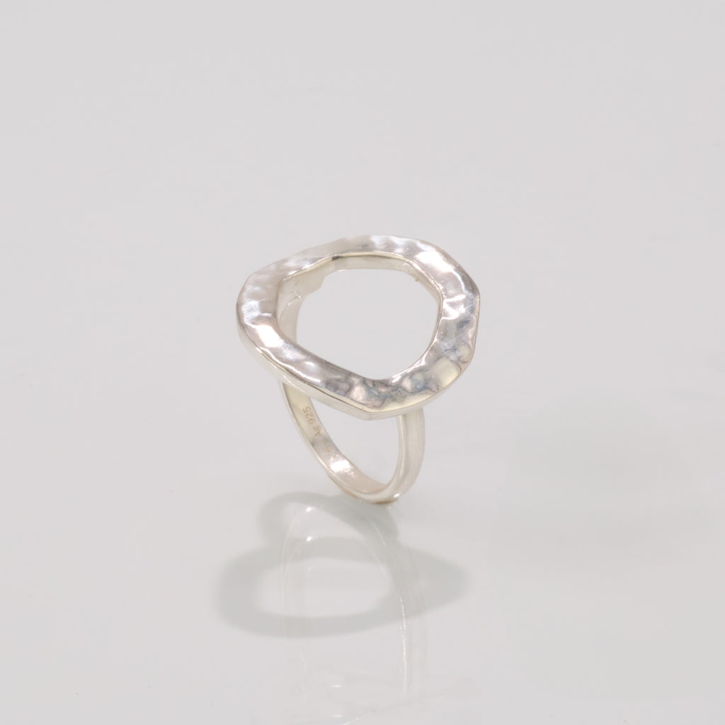 Stone Copenhagen Circle of Life Ring Silver