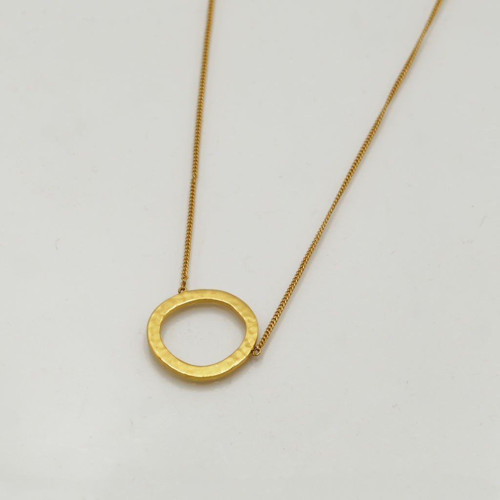 Stone Copenhagen Circle of Life Halskæde Necklace Guld