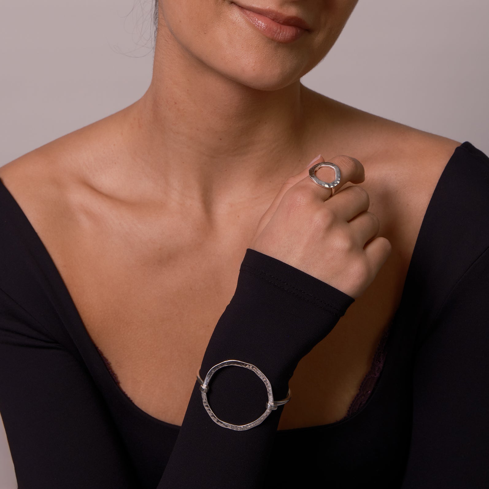 Stone Copenhagen Curved Infinity Bracelet Silver