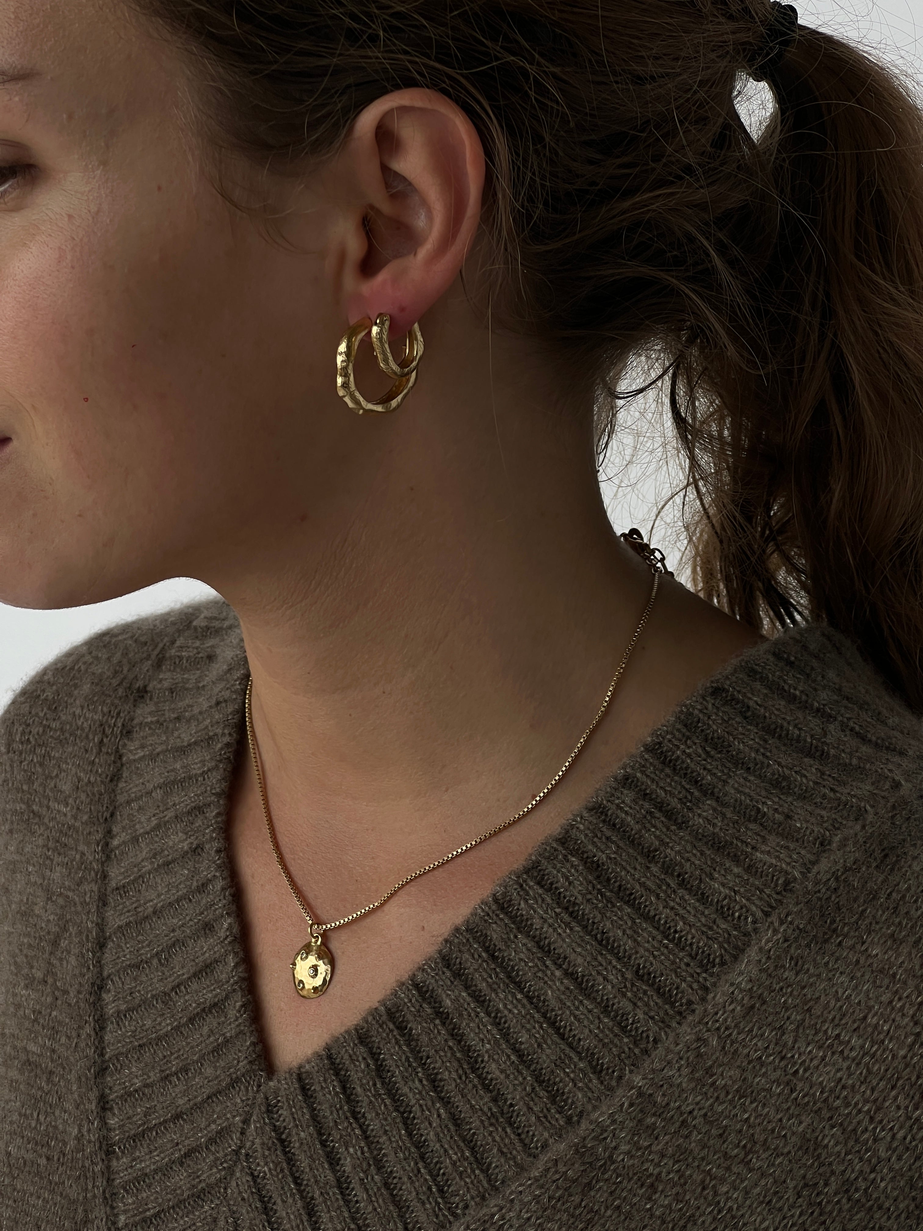 Stone Copenhagen Leda Earring Guld