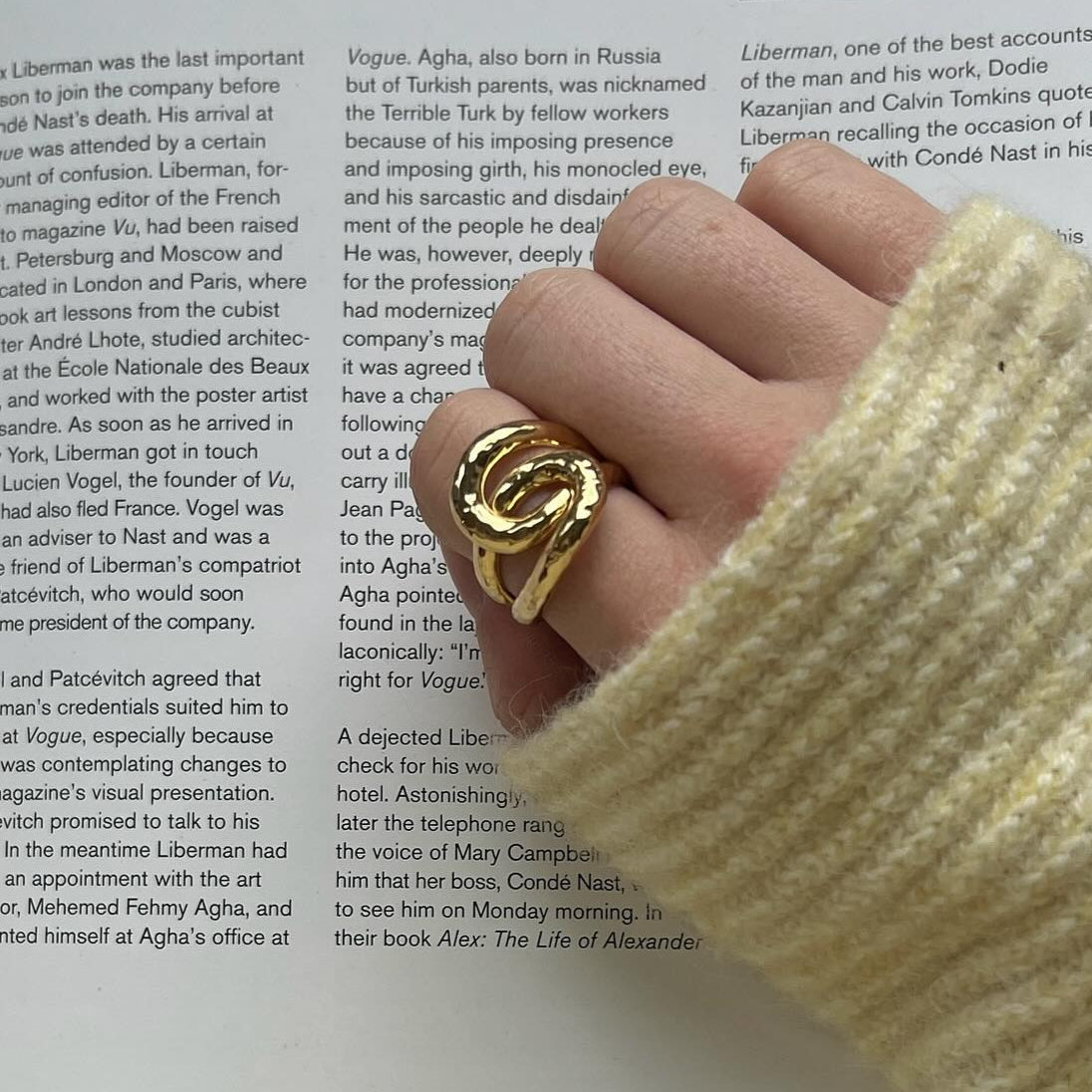 Stone Copenhagen Penelope Ring Gold