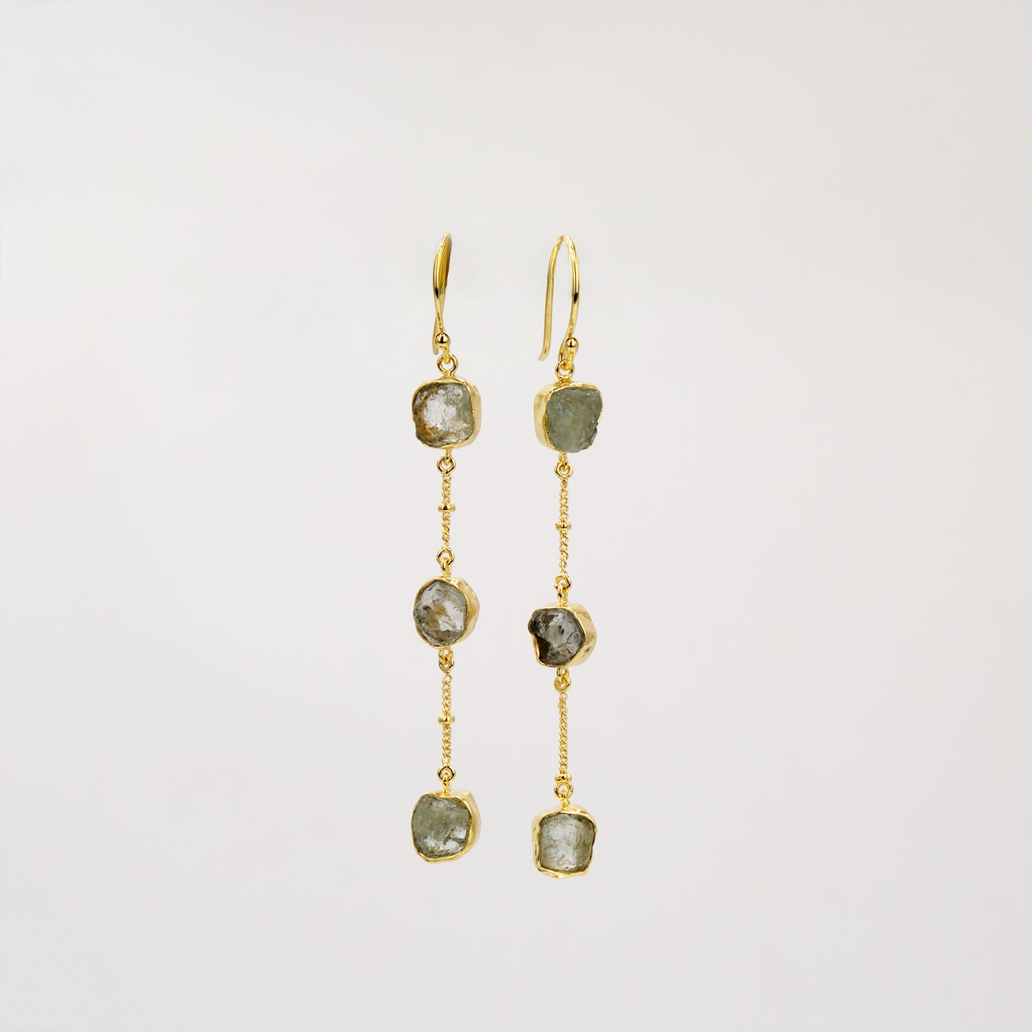 Stone Copenhagen Sun Glitter Øreringe Earring Aquamarine