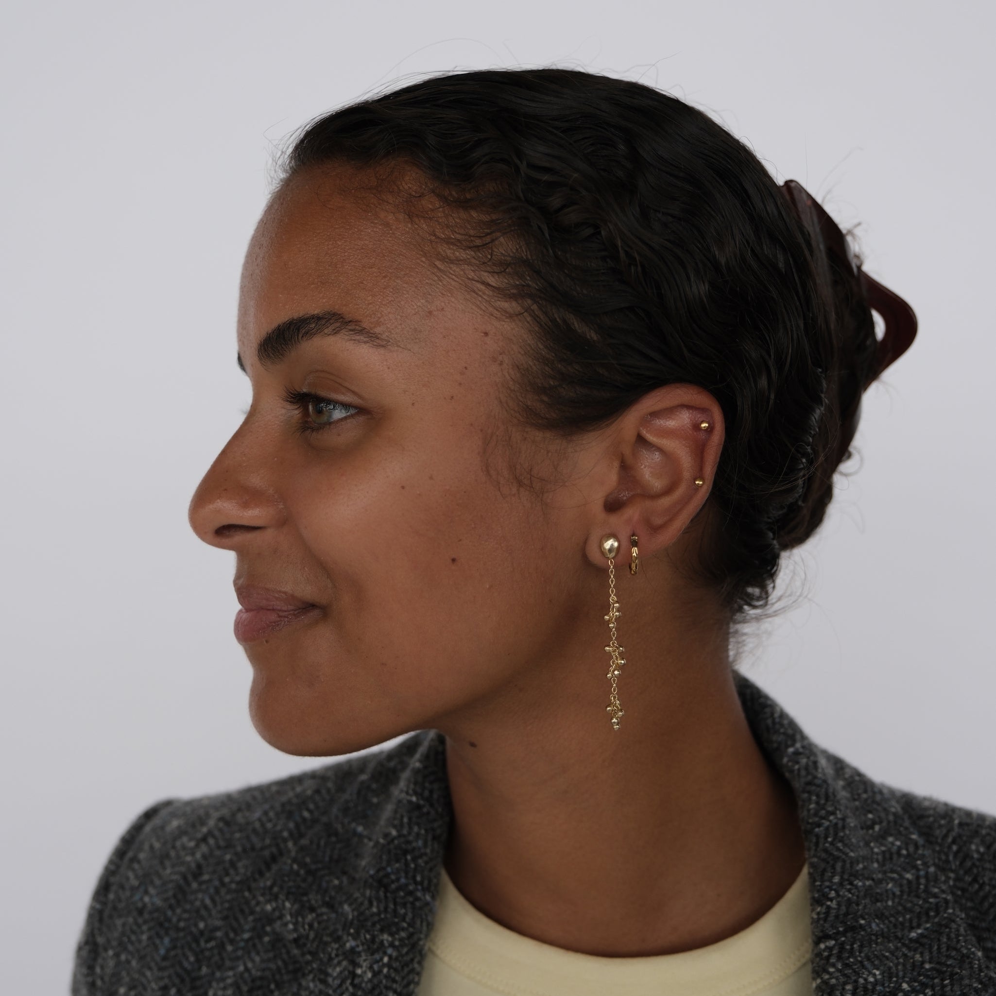 Stone Copenhagen Tiny Droplets Earring Gold