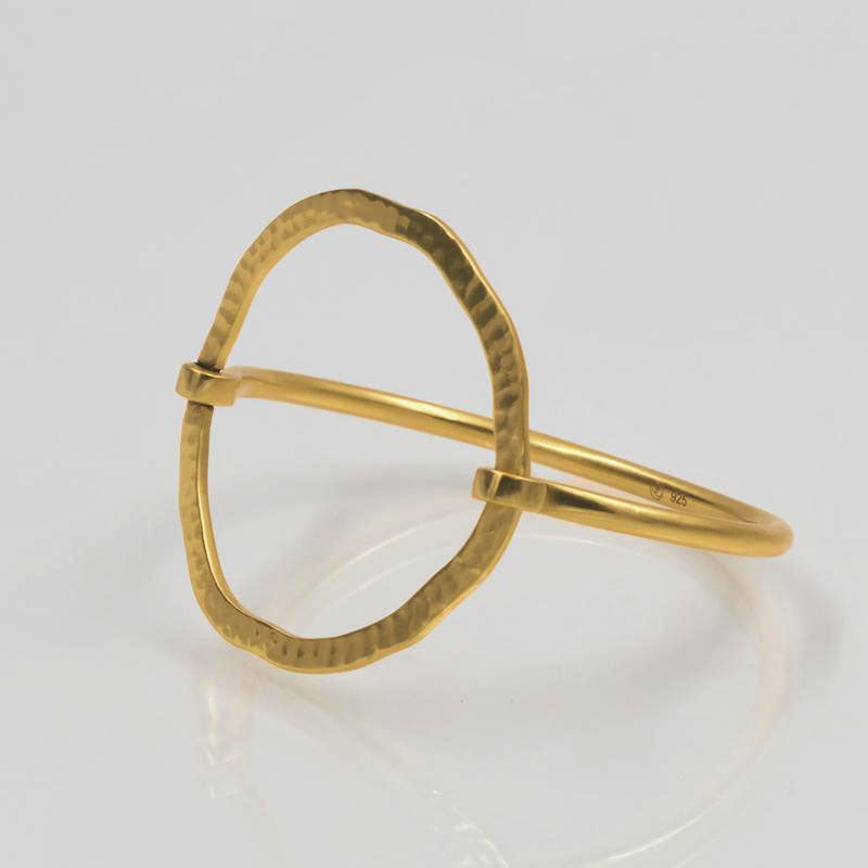 Stone Copenhagen Curved Infinity Bracelet Guld